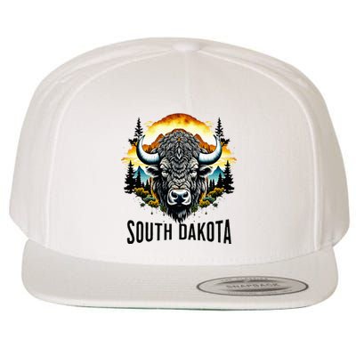 South Dakota Wool Snapback Cap