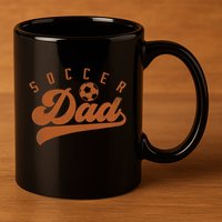 Soccer Dad 11oz C Handle Ceramic Mug
