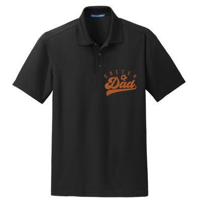 Soccer Dad Dry Zone Grid Polo