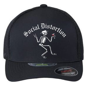 Social Distortion Skelly Flexfit Unipanel Trucker Cap