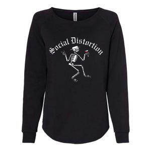 Social Distortion Skelly Womens California Wash Sweatshirt