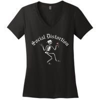 Social Distortion Skelly Women's V-Neck T-Shirt