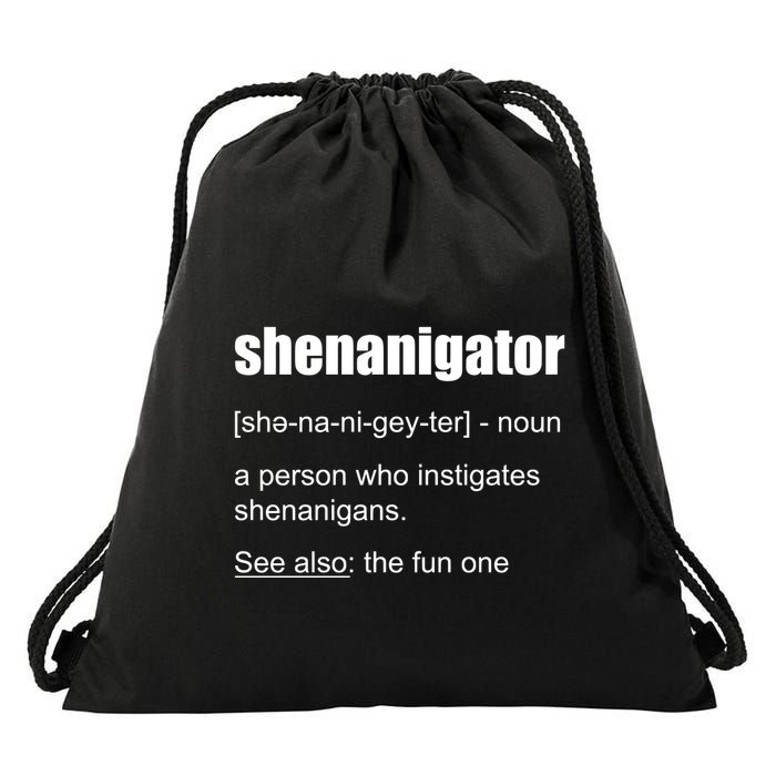 Shenanigator Definition Drawstring Bag