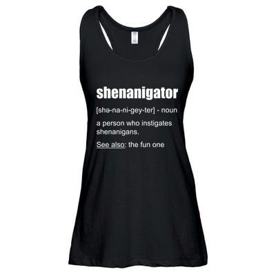 Shenanigator Definition Ladies Essential Flowy Tank