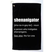 Shenanigator Definition Golf Towel