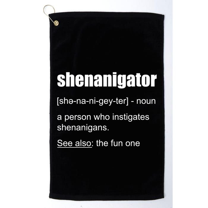 Shenanigator Definition Golf Towel