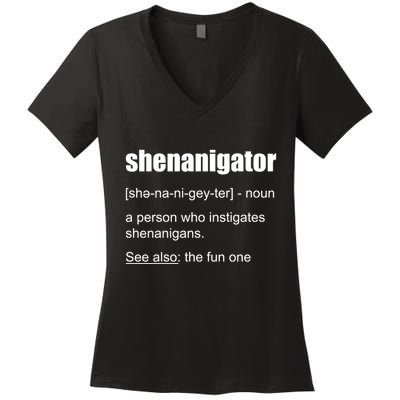 Shenanigator Definition Women's V-Neck T-Shirt