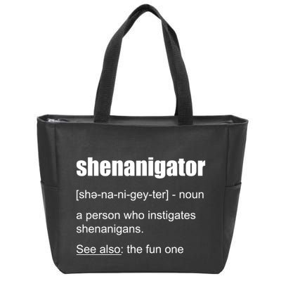 Shenanigator Definition Zip Tote Bag