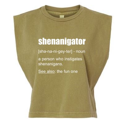 Shenanigator Definition Garment-Dyed Women's Muscle Tee