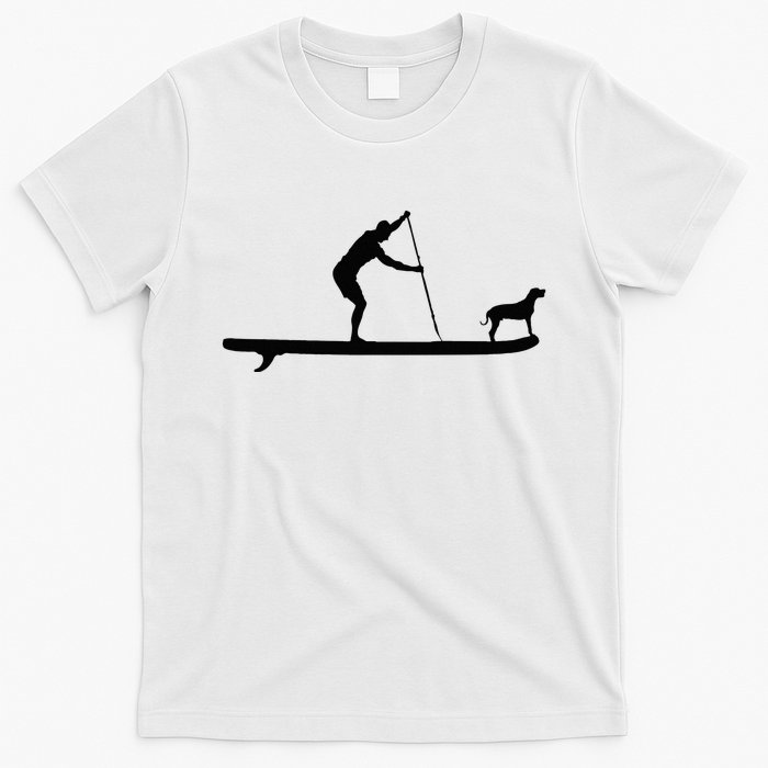 SUP Dog Stand Up Paddle Board Paddling Surf Surfing T-Shirt