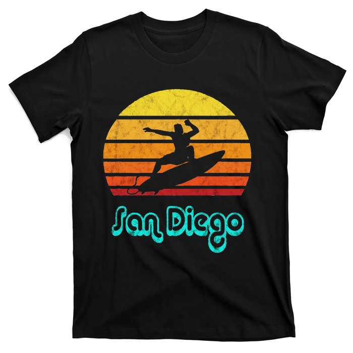 San Diego Souvenir Retro Surf Vintage California Ees Gifts T-Shirt