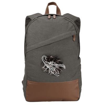 Scorpion Design Stylish Scorpions Lover Gift Scorpio Zodiac Gift Cotton Canvas Backpack