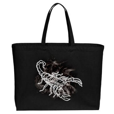 Scorpion Design Stylish Scorpions Lover Gift Scorpio Zodiac Gift Cotton Canvas Jumbo Tote