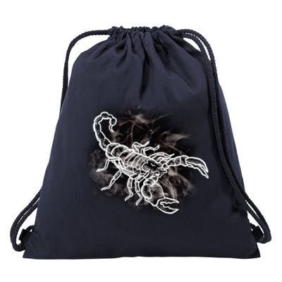 Scorpion Design Stylish Scorpions Lover Gift Scorpio Zodiac Gift Drawstring Bag