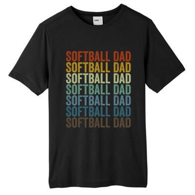 Softball Dad Softball Dad Gift Tall Fusion ChromaSoft Performance T-Shirt