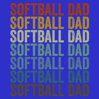 Softball Dad Softball Dad Gift 16 in Basic Backpack
