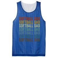 Softball Dad Softball Dad Gift Mesh Reversible Basketball Jersey Tank