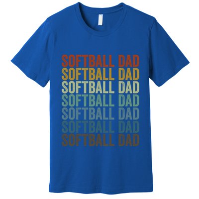 Softball Dad Softball Dad Gift Premium T-Shirt