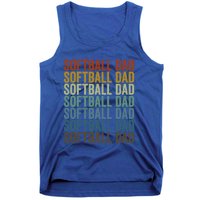 Softball Dad Softball Dad Gift Tank Top