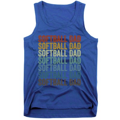 Softball Dad Softball Dad Gift Tank Top