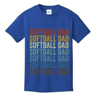 Softball Dad Softball Dad Gift Kids T-Shirt