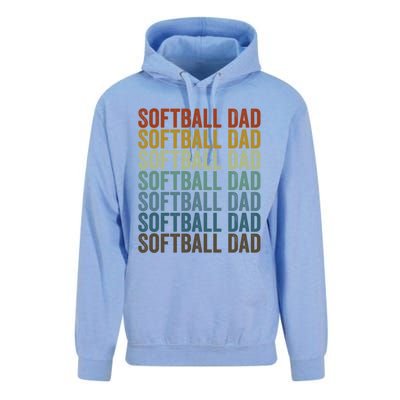 Softball Dad Softball Dad Gift Unisex Surf Hoodie