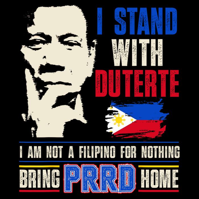 Support Duterte – Stand with Duterte Against ICC Charges  Button