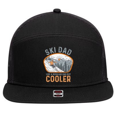Ski Dad 7 Panel Mesh Trucker Snapback Hat