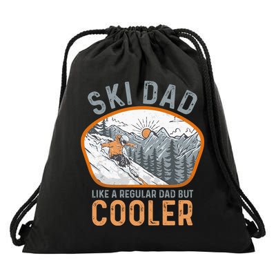 Ski Dad Drawstring Bag