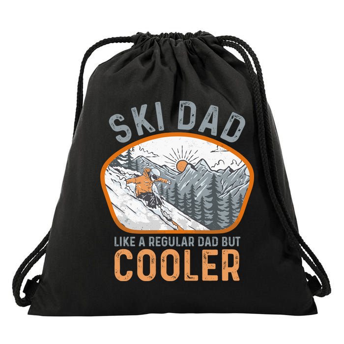 Ski Dad Drawstring Bag