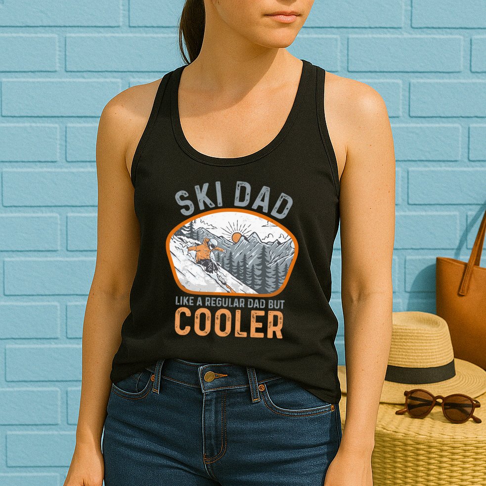 Ski Dad Womens Tank Top