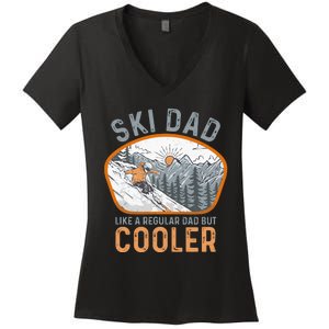 Ski Dad Women's V-Neck T-Shirt