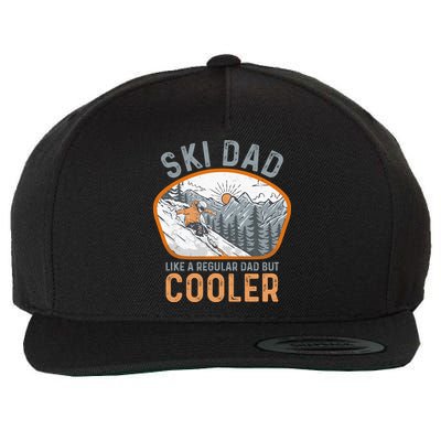 Ski Dad Wool Snapback Cap