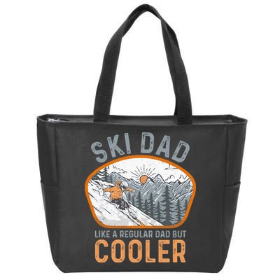 Ski Dad Zip Tote Bag