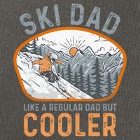 Ski Dad Cotton Canvas Backpack