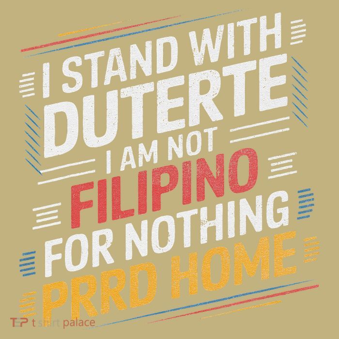 Support Duterte  Stand with Duterte PRRD Supporter DU30 Button