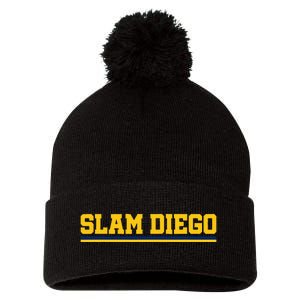 Slam Diego Pom Pom 12in Knit Beanie