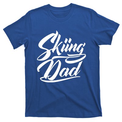 Skiing Dad Ski Skier Father Cute Gift T-Shirt