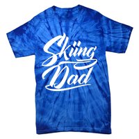 Skiing Dad Ski Skier Father Cute Gift Tie-Dye T-Shirt