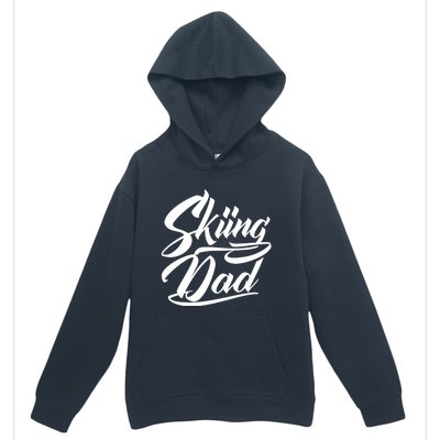 Skiing Dad Ski Skier Father Cute Gift Urban Pullover Hoodie