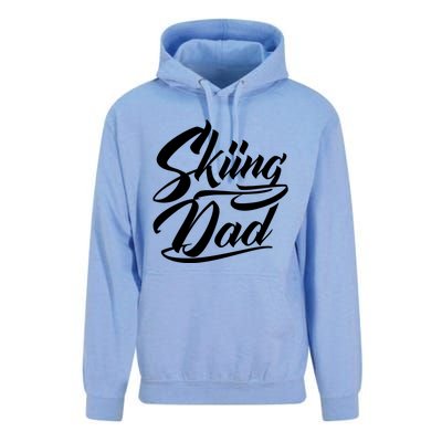 Skiing Dad Ski Skier Father Cute Gift Unisex Surf Hoodie