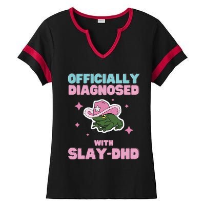 Slay Dhd Ladies Halftime Notch Neck Tee