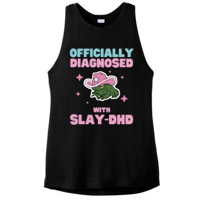 Slay Dhd Ladies PosiCharge Tri-Blend Wicking Tank