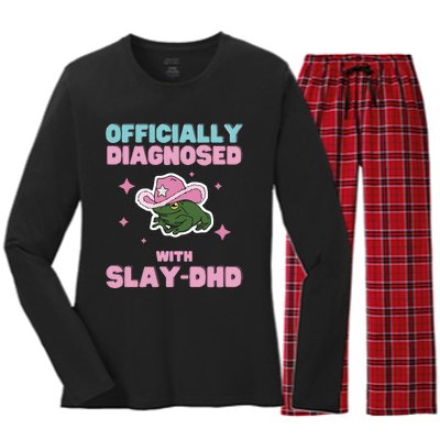 Slay Dhd Women's Long Sleeve Flannel Pajama Set 