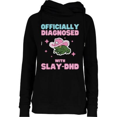 Slay Dhd Womens Funnel Neck Pullover Hood