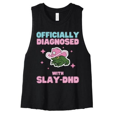 Slay Dhd Women's Racerback Cropped Tank