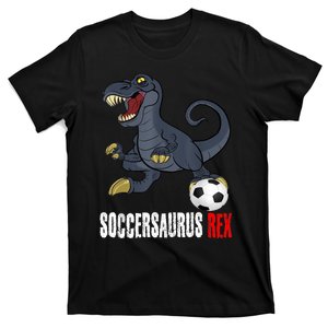 Soccer Dinosaur Soccersaurus For Boy And Girl T-Shirt