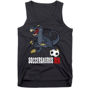 Soccer Dinosaur Soccersaurus For Boy And Girl Tank Top