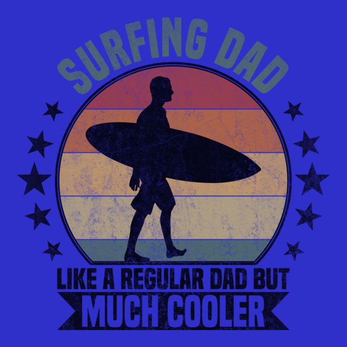 Surfing Dad Surfer Papa Funny Cool Gift Long Sleeve Shirt
