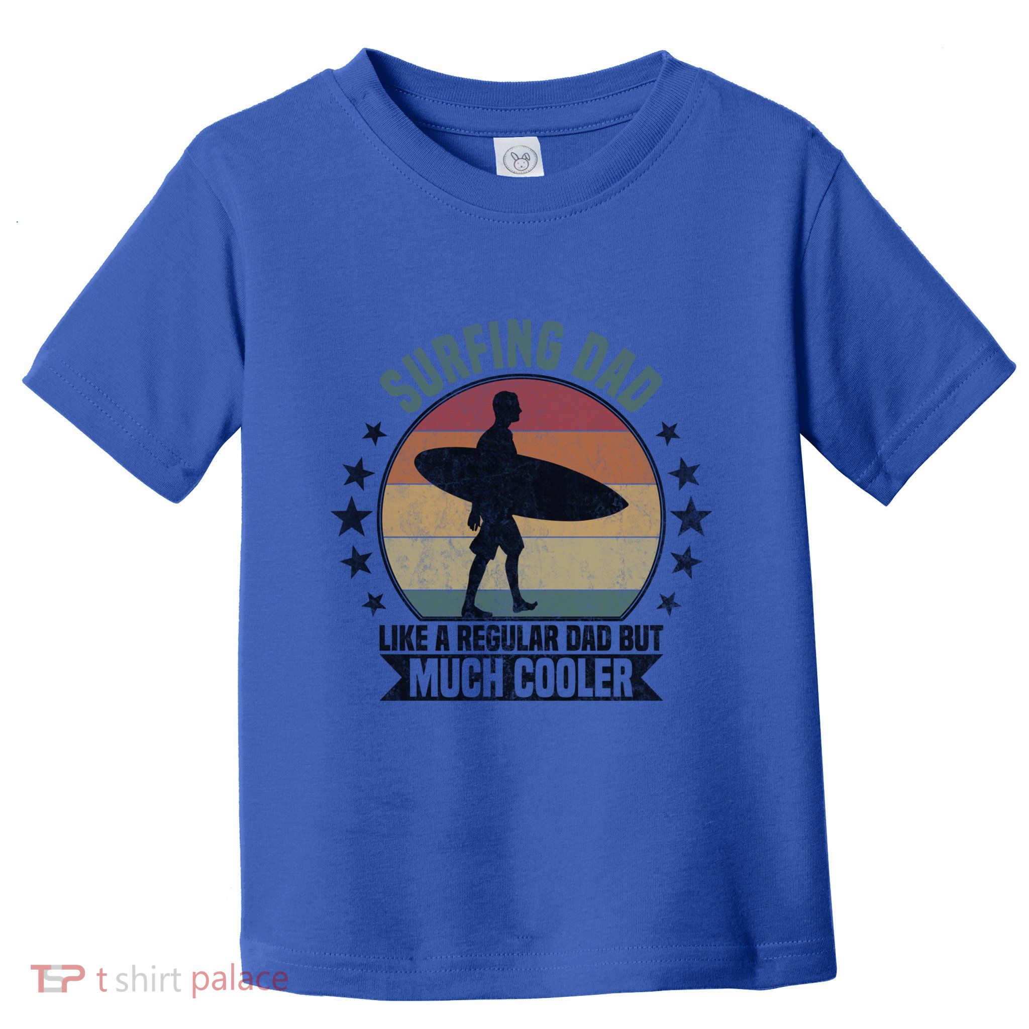 Surfing Dad Surfer Papa Funny Cool Gift Toddler T-Shirt